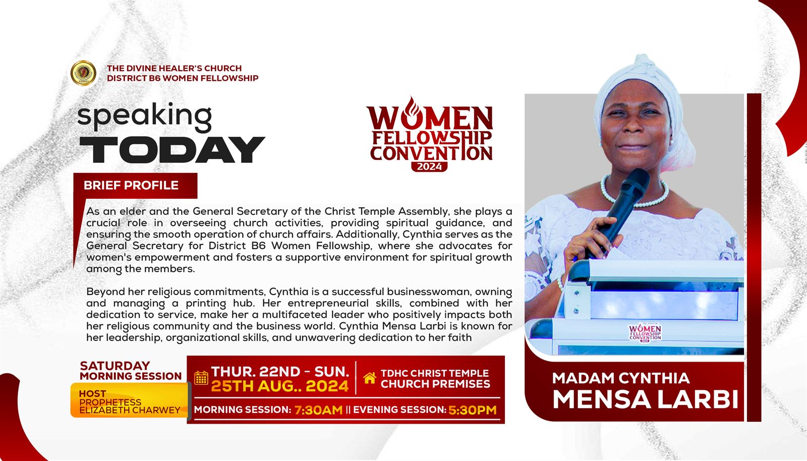 Speaking Today design